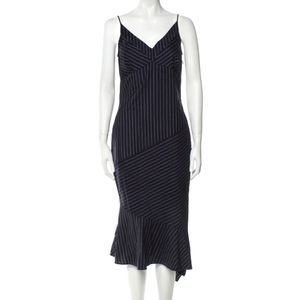 DVF Striped Navy Cami Dress